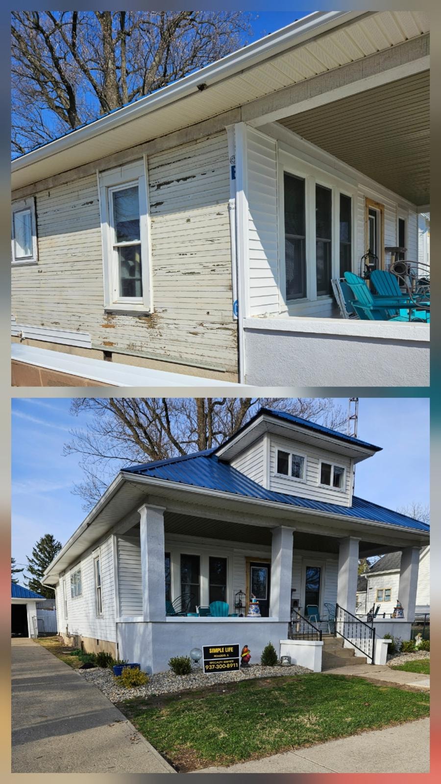 Exterior Siding & Metal Roof