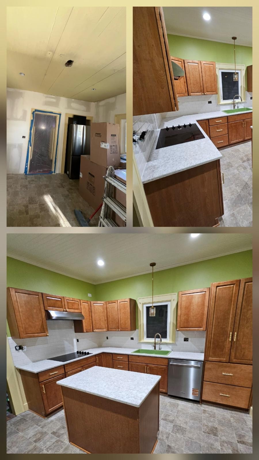 Full Kitchen Remodel with Island