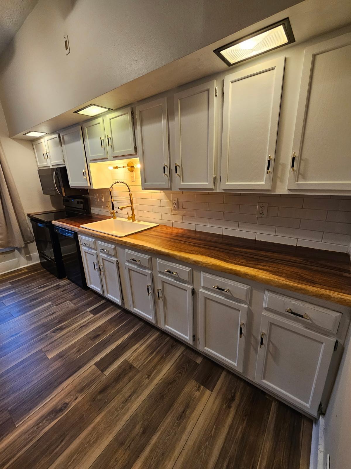 Kitchen Remodel — Wood Countertops & Subway Tile
