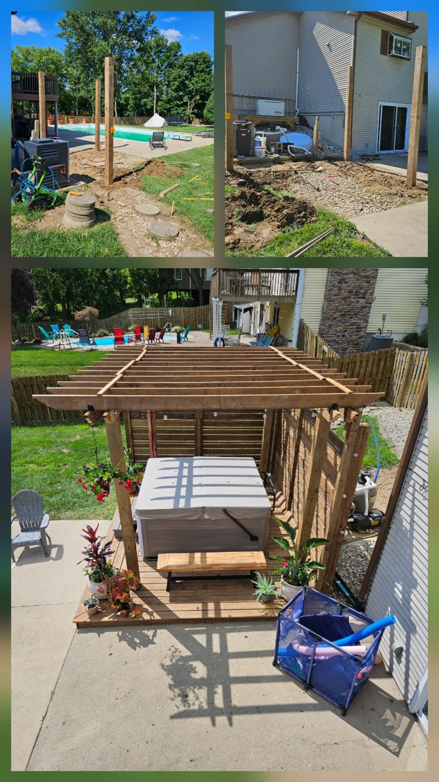 Pergola & Hot Tub Structure